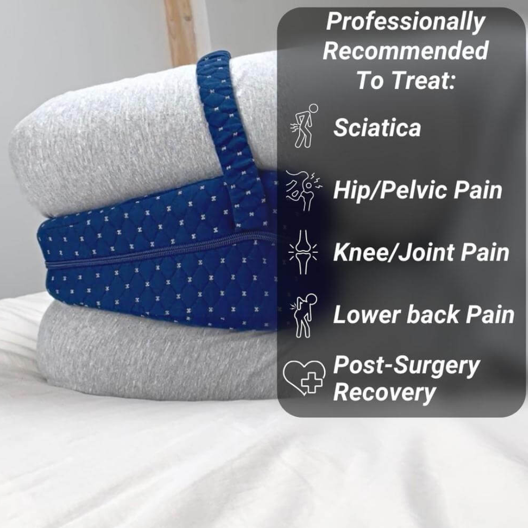 Spine Alignment Pillow for Hip and Back Pain Relief