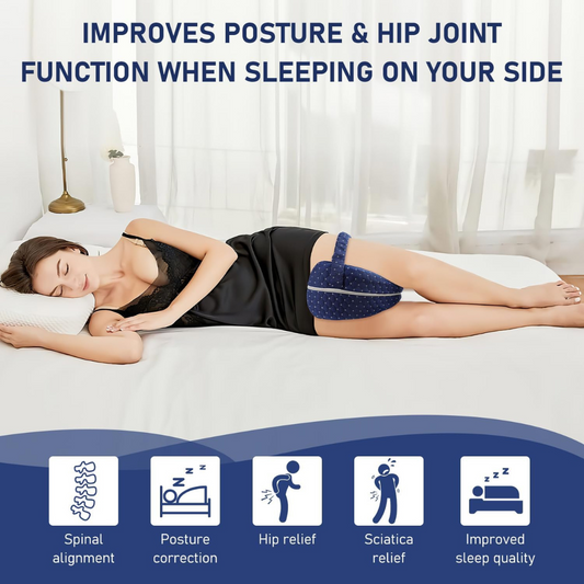 Spine Alignment Pillow for Hip and Back Pain Relief